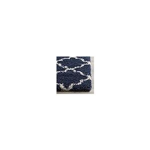 【並行輸入品】 SAFAVIEH Hudson Shag Collection Accent Rug 2' x 3'， Navy & Ivo_5