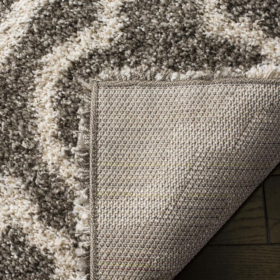 【並行輸入品】 SAFAVIEH Hudson Shag Collection Accent Rug 2' x 3'， Grey & Ivo_6