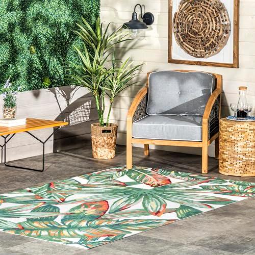 【並行輸入品】nuLOOM Area Rug， 2' 6" x 6'， Multi nuLOOM Contemporary Floral Lin_1