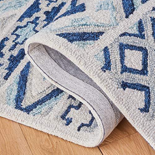【並行輸入品】 SAFAVIEH Roslyn Collection Runner Rug 2'3" x 8'， Blue & White，_7
