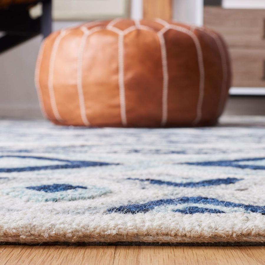 【並行輸入品】 SAFAVIEH Roslyn Collection Runner Rug 2'3" x 8'， Blue & White，_9