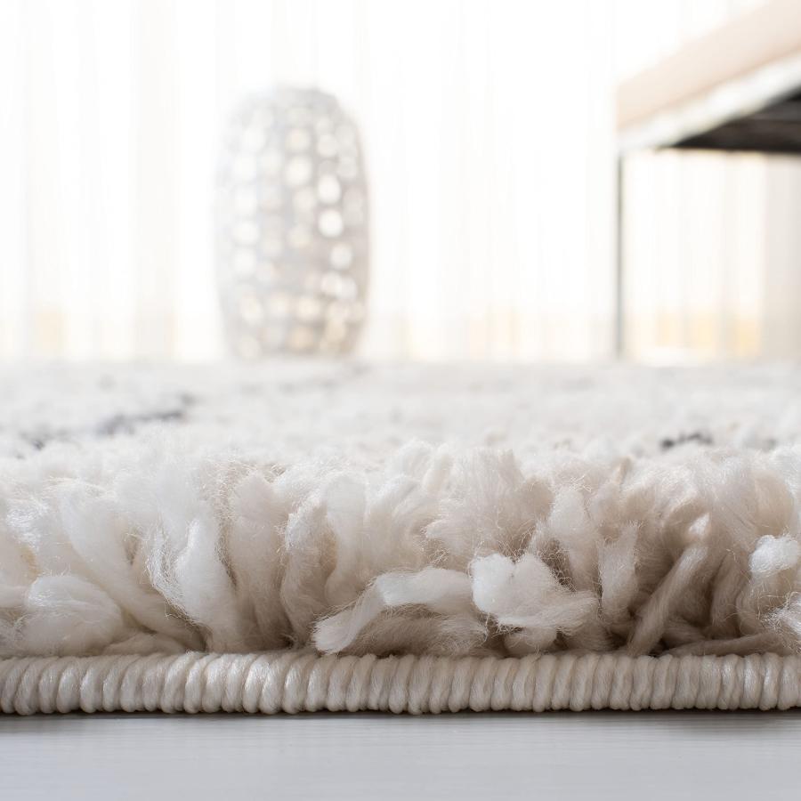 【並行輸入品】 SAFAVIEH Fontana Shag Collection Runner Rug 2'3" x 8'， Grey &_6