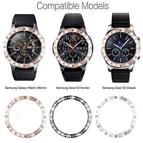 【並行輸入品】3pcs For Samsung Galaxy Watch 46mm/Gear S3 Frontier/Classicベゼルリング_4