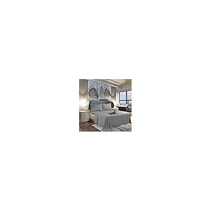【並行輸入品】 KBC linen Full Size Sheet Set 4 Piece 100% Cotton Hotel Luxu