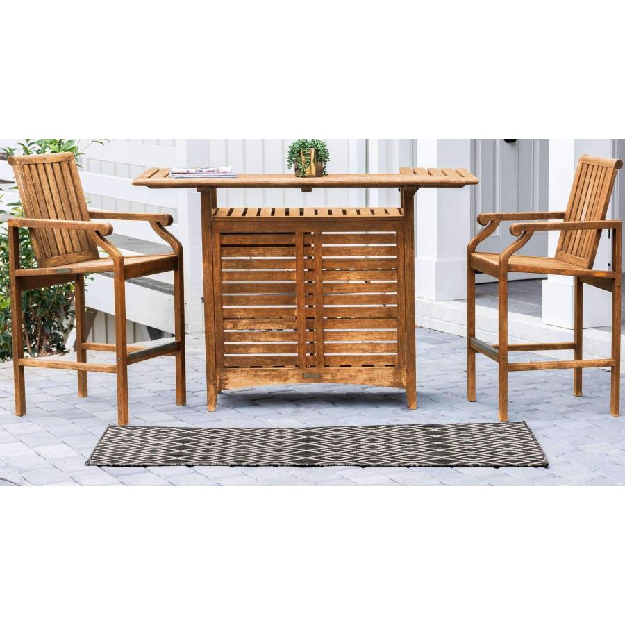 【並行輸入品】Unique Loom Jill Zarin Outdoor Collection Modern Geometric Beige_6
