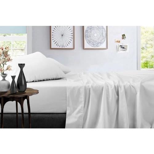 【並行輸入品】 True Luxury 1000 Thread Count 100% Egyptian Cotton Bed Sheets， 4_1