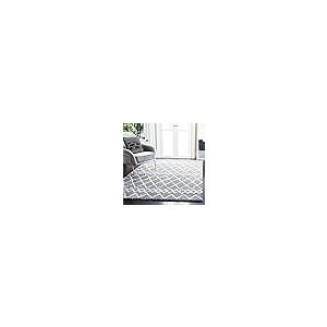 【並行輸入品】 SAFAVIEH Berber Shag Collection Area Rug 3' Square， Light Grey_2