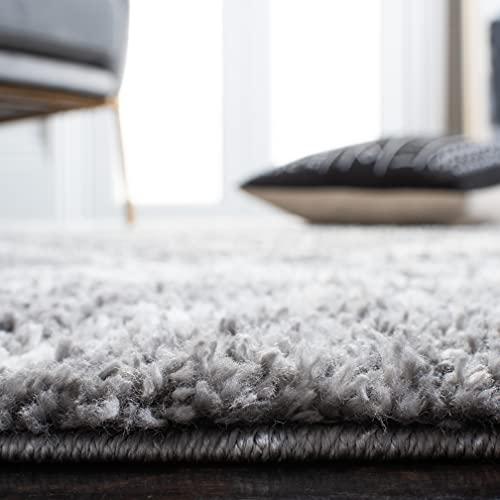【並行輸入品】 SAFAVIEH Berber Shag Collection Area Rug 3' Square， Light Grey_7