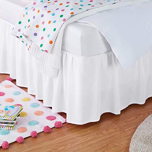 【並行輸入品】 100% Cotton Wrap Around Ruffled Bed Skirt with Adjustable Elasti