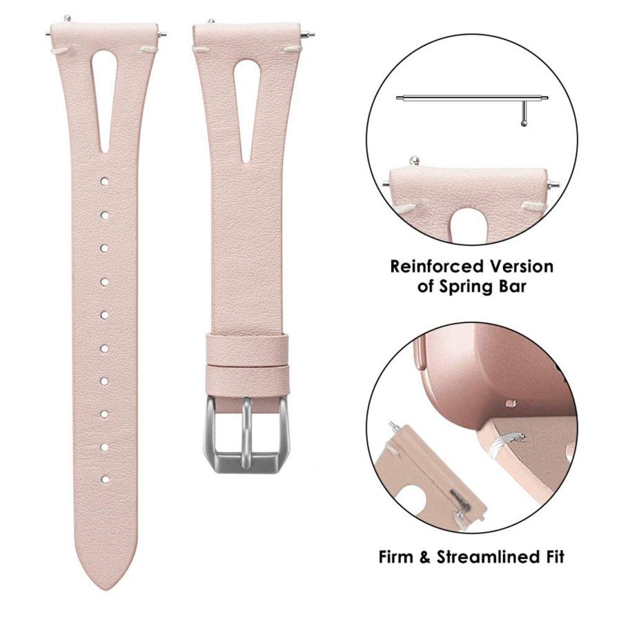 【並行輸入品】 Compatible for Fossil Women Gen 5E Band, YOUkei Slim Vintage Leaの画像
