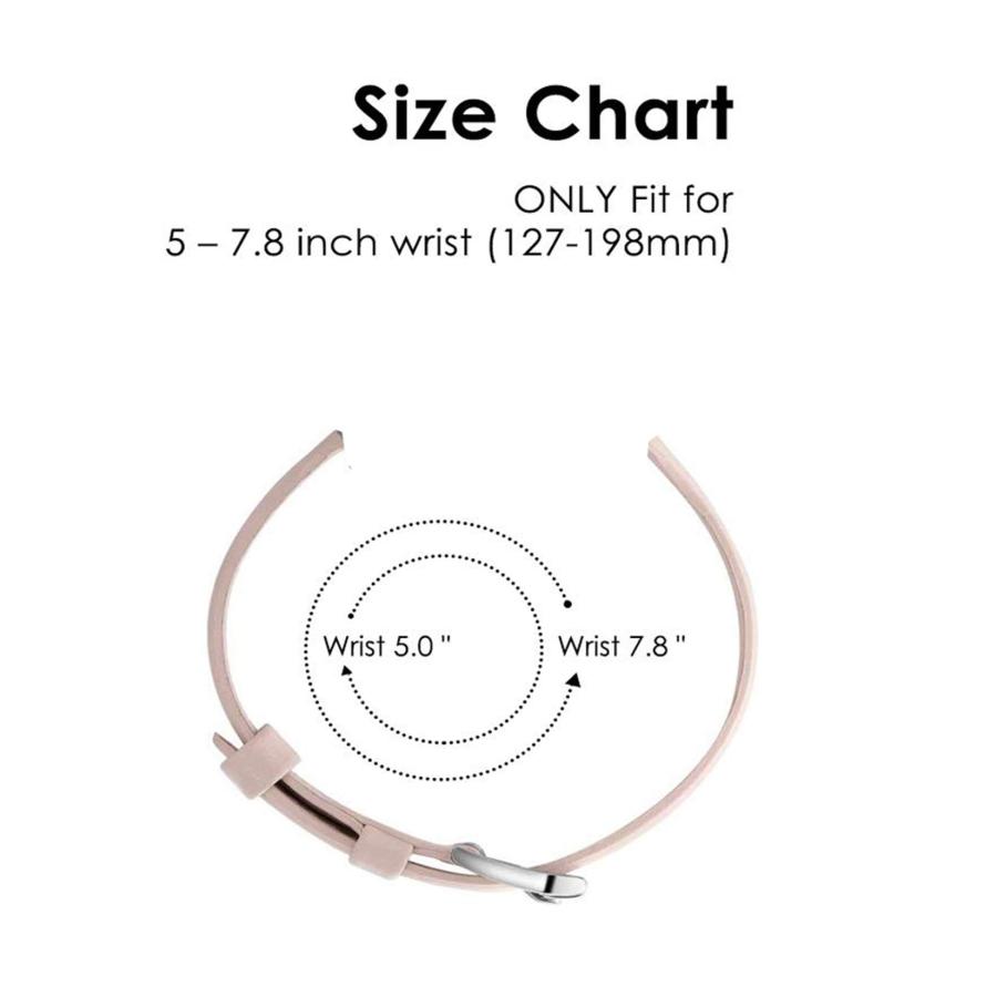 【並行輸入品】 Compatible for Fossil Women Gen 5E Band, YOUkei Slim Vintage Leaの画像
