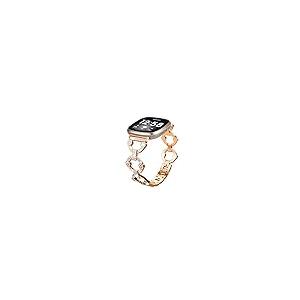 【並行輸入品】 FitTurn Bling Bands Compatible Fitbit Sense 2/Sense/Versa 4/Vers_2