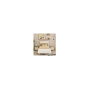 【並行輸入品】 SOFTSEA Twin Size Platform Bed with Headboard and Footboard， Sol_2