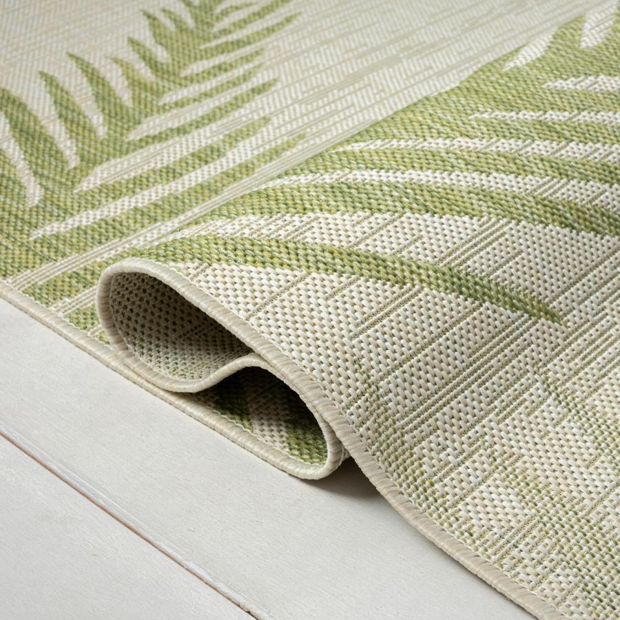 【並行輸入品】LR Home Ox Bay Caroline Coastal Palm Leaf 屋内/屋外エリアラグ、ベージュ/S. ピー、1_6
