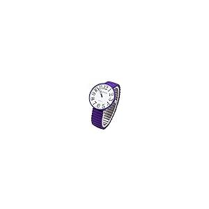 【並行輸入品】Blekon Collections クォーツレディース42mmフェイスラージストレッチバンドウォッチ, パープル, Large,の画像