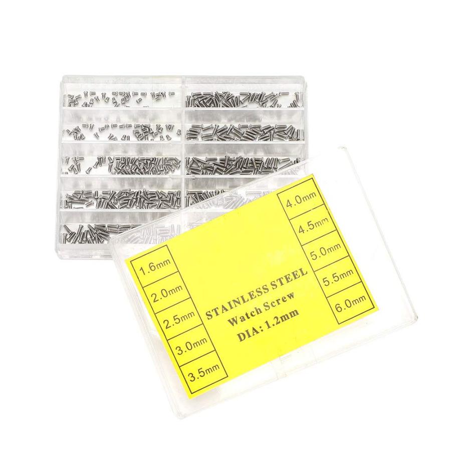 【並行輸入品】 Wristwatch Screw 1.2mm Watch Repair Screw， Glasses Watch Repair_3