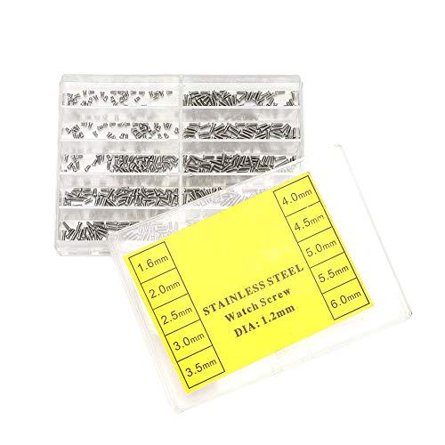 【並行輸入品】 Wristwatch Screw 1.2mm Watch Repair Screw， Glasses Watch Repair_4