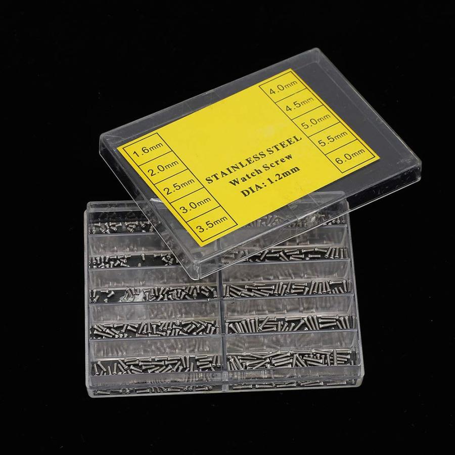 【並行輸入品】 Wristwatch Screw 1.2mm Watch Repair Screw， Glasses Watch Repair_6