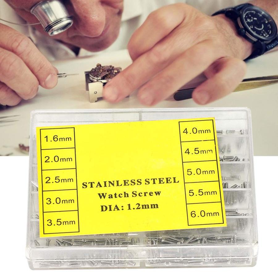 【並行輸入品】 Wristwatch Screw 1.2mm Watch Repair Screw， Glasses Watch Repair_9