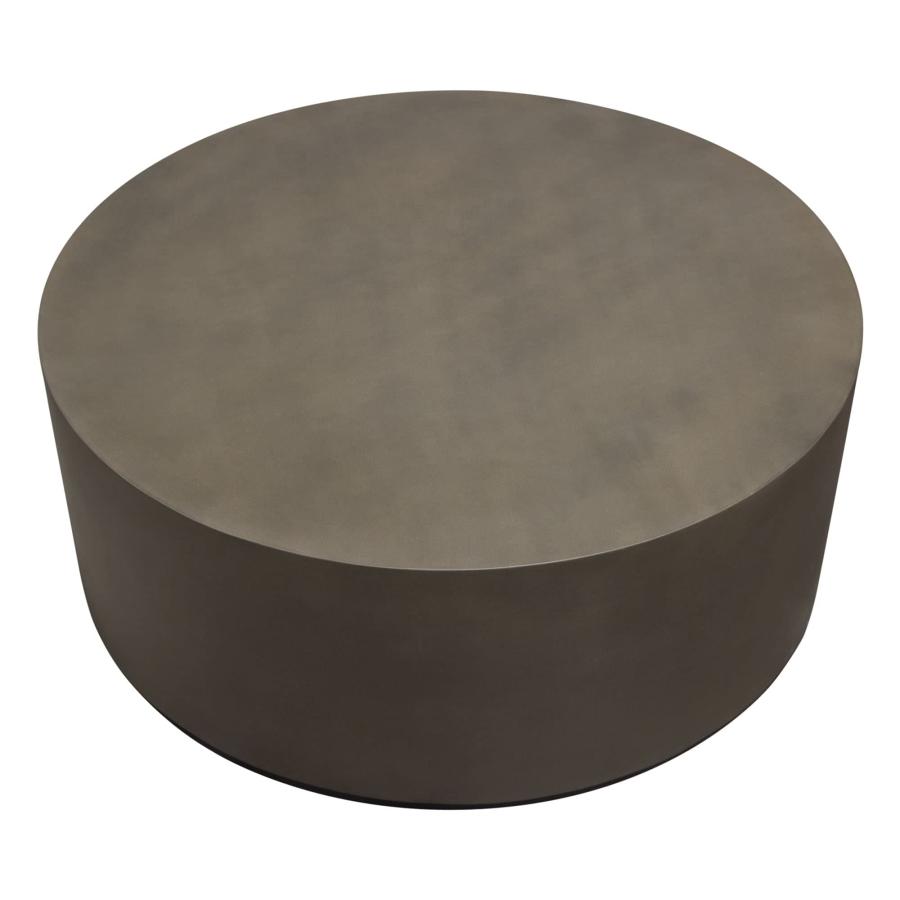 【並行輸入品】 Montage Diamond Sofa Round Faux Cement Cocktail Table MONTAGERCT_3