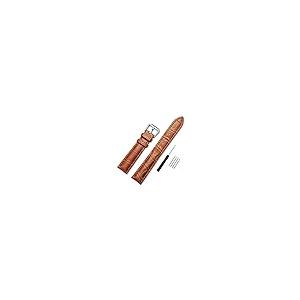 【並行輸入品】Narako アリゲータースタイル 本革時計バンド カーフレザー 交換用腕時計ストラップ 12mm 14mm 16mm 18mm_2