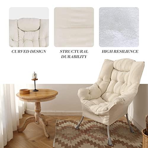 【並行輸入品】Superrella Moderna silla de acento suave Sala de estar tapizado S_4