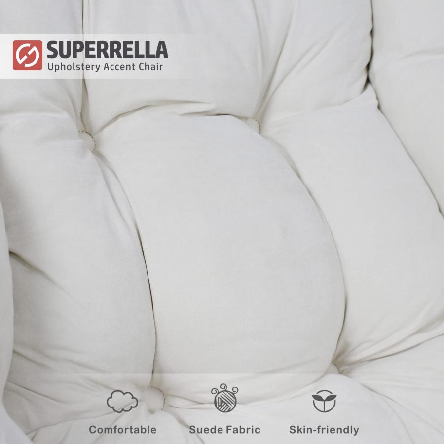 【並行輸入品】Superrella Moderna silla de acento suave Sala de estar tapizado S_9