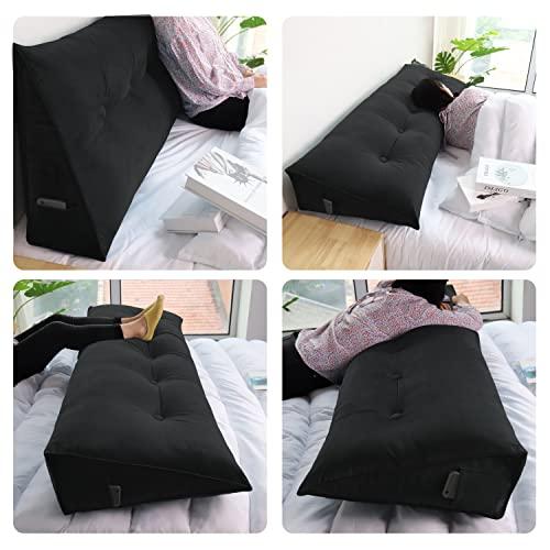 【並行輸入品】 VERCART Large Headboard Pillow Wedge Bed Rest Reading Pillow Day_7