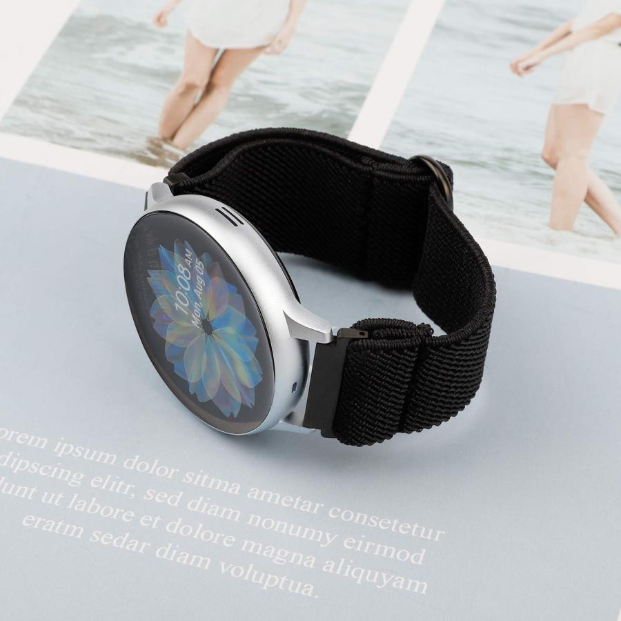 【並行輸入品】 TOYOUTHS 3 Pack 20mm Stretchy Nylon Band Compatible with Samsung_9