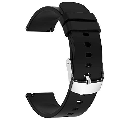 【並行輸入品】zhizhi スマートウォッチバンド (ブラック) P36シリーズスマートウォッチのみ (20mm) 交換用バンド zhizhi_1
