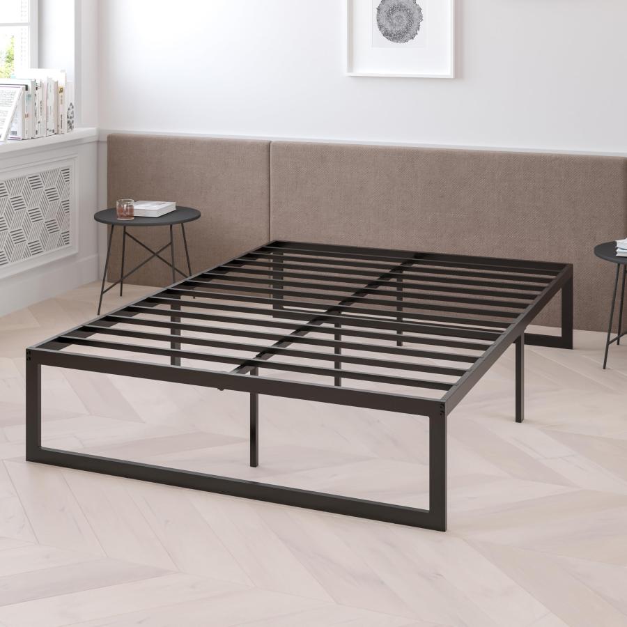 【並行輸入品】 Flash Furniture Louis 14 Inch Metal Platform Bed Frame with 12 I_9