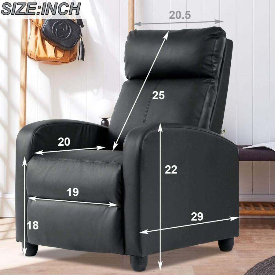 【並行輸入品】 Recliner Chair for Living Room Massage Recliner Single Sofa Home_3