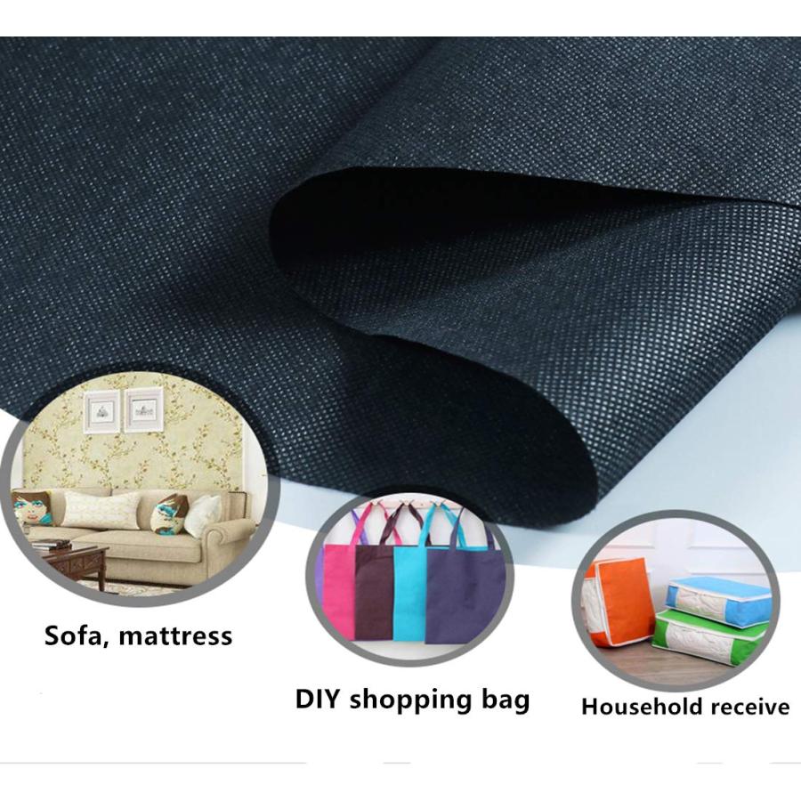 【並行輸入品】 Olgamo 60 Inch x 3 Yard Upholstery Black Cambric Dust Cover Fabr_9