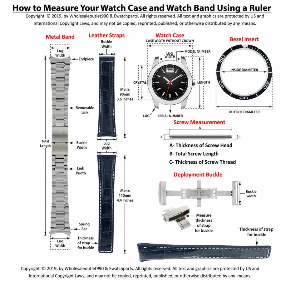 【並行輸入品】 Ewatchparts 18mm Watch Band Bracelet Link Compatible With Tudor_3