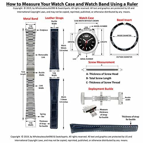 【並行輸入品】 Ewatchparts 18mm Watch Band Bracelet Link Compatible With Tudor_4