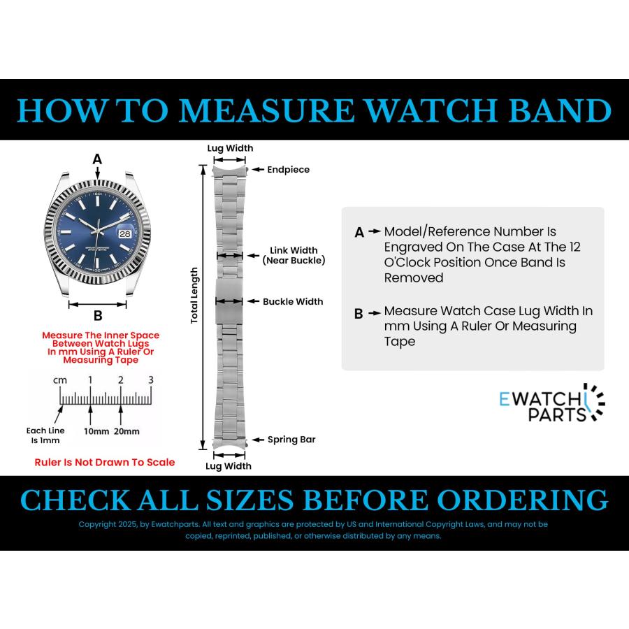 【並行輸入品】 Ewatchparts 18mm Watch Band Bracelet Link Compatible With Tudor_6