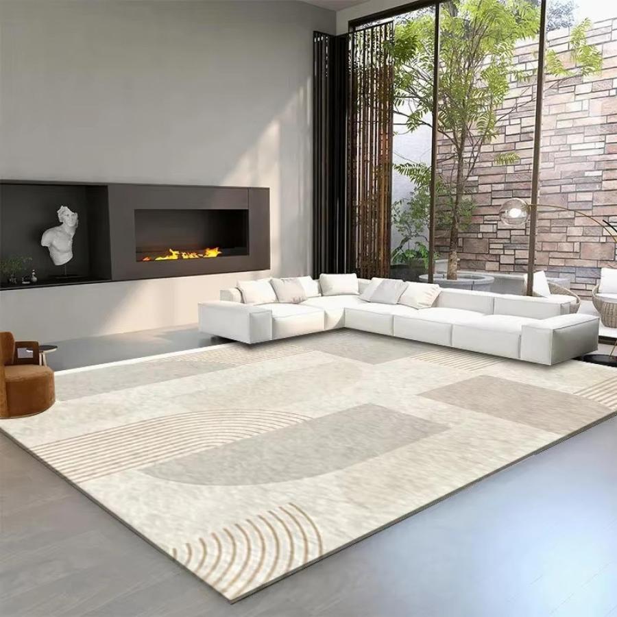 【並行輸入品】 Minimalist Style Carpets Irregular Graphic Pattern Decoration Li_3