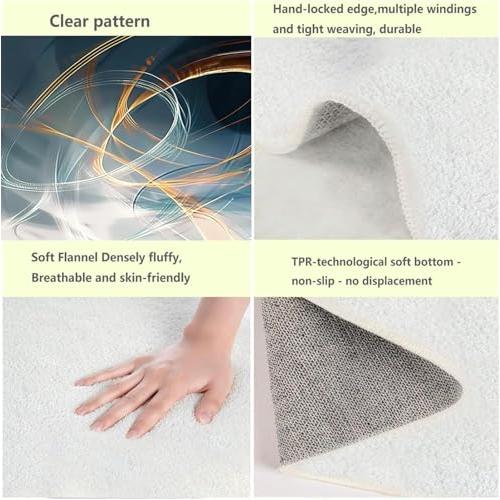 【並行輸入品】 Minimalist Style Carpets Irregular Graphic Pattern Decoration Li_7