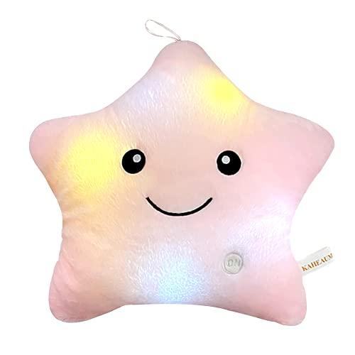 【並行輸入品】 KAHEAUM Glowing Star Pillows Decorative Throw Pillows， Cute Plus_1