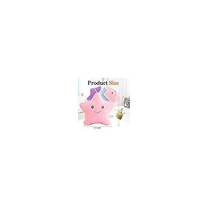 【並行輸入品】 KAHEAUM Glowing Star Pillows Decorative Throw Pillows， Cute Plus_8