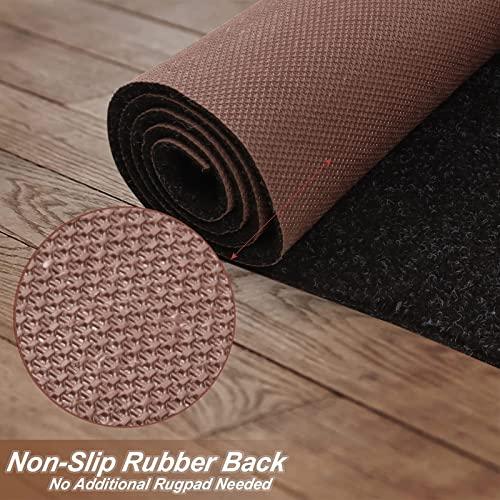 【並行輸入品】 4' x 10' Runner Rugs with Rubber Backing， Indoor Outdoor Utility_7