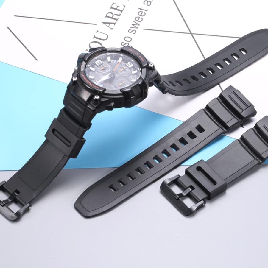 【並行輸入品】WRISTARMOR 樹脂バンド 交換用 G shock MCW 100H MCW 110H MCW100H 1A2V WS 22_9