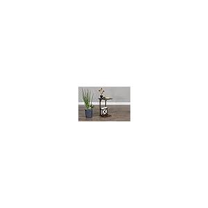 【並行輸入品】 Sunny Designs Savannah 12.5" Traditional Wood Sofa Mate Table in_5