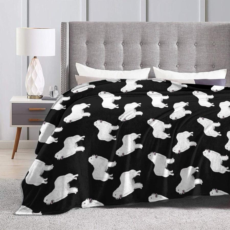 【並行輸入品】Great Pyrenees Dog スーパーソフト暖かいフリースブランケット、快適なフランネルブランケット、寝室のベッドやソファ_9