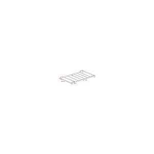 【並行輸入品】 KB Designs Lennon White Metal Twin Size Roll Out Trundle Bed F_5