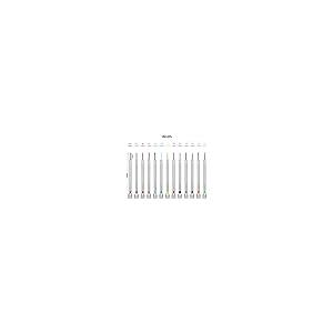【並行輸入品】Chumia 13ピース マイクロ精密時計ドライバーセット ジュエラーズドライバーキット 0.6~2mm 交換用ブレード13個付き_5