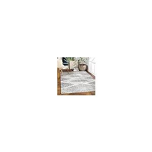 【並行輸入品】 Mark&Day Area Rugs， 5ft Round Gever Global Shag Charcoal Area Ru_5