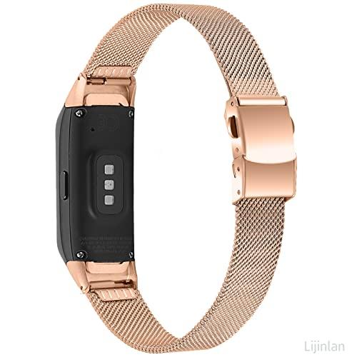 【並行輸入品】Lijinlan ステンレススチールバンド Samsung Galaxy Fit SM R370に対応 調節可能な交換用ストラップの画像