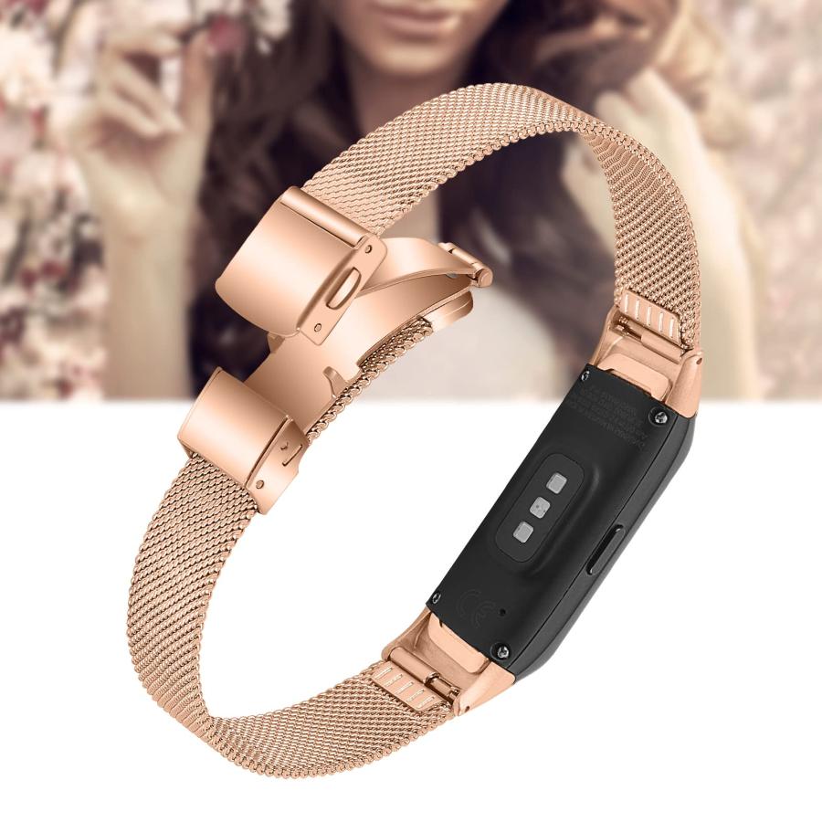 【並行輸入品】Lijinlan ステンレススチールバンド Samsung Galaxy Fit SM R370に対応 調節可能な交換用ストラップの画像