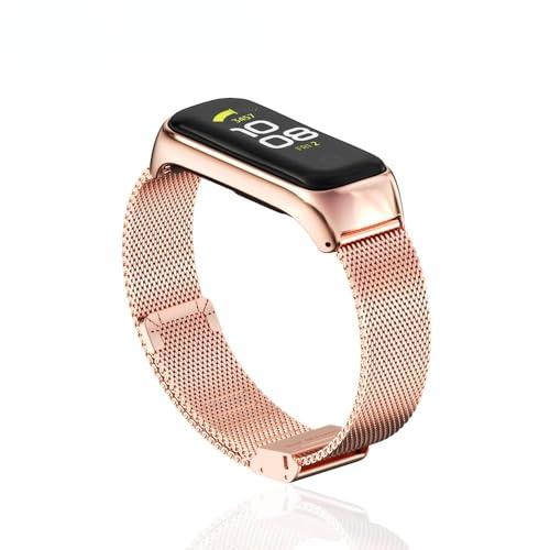 【並行輸入品】3Chome メタルストラップ Samsung Galaxy Fit 2 ウォッチ バンド ブレスレット 交換用 バンド (ミアン_6